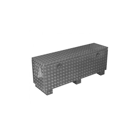 Tycon Systems Aluminum Enclosure 65X28X18" With Hinged Lid & Key ENC-AL-65x28x18